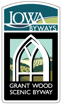 Grant Wood Scenic Byways Sign