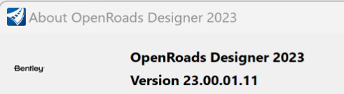 OpenRoads Designer 2023