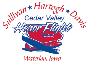 Sullivan Hartogh Davis Cedar Valley Honor Flight Organization Decal