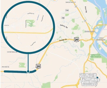 map of area mentioned in news article