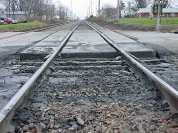 Rough crossing at Rail