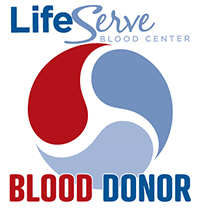 LifeServe Blood Center Decal