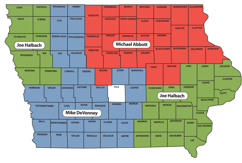 TraCS contacts map