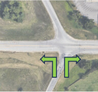 An exit ramp