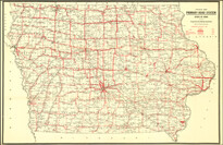 1919 to present State of Iowa transportation map