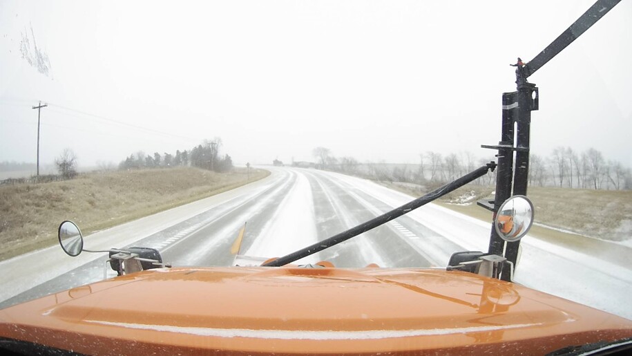 Partially covered roads