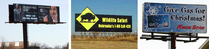 Billboard sign examples