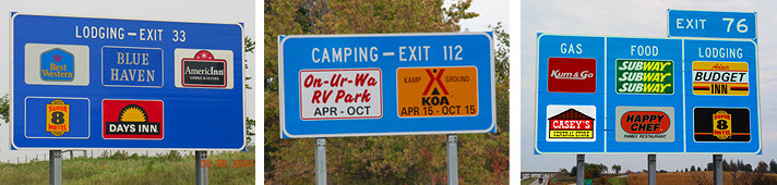 Logo sign examples