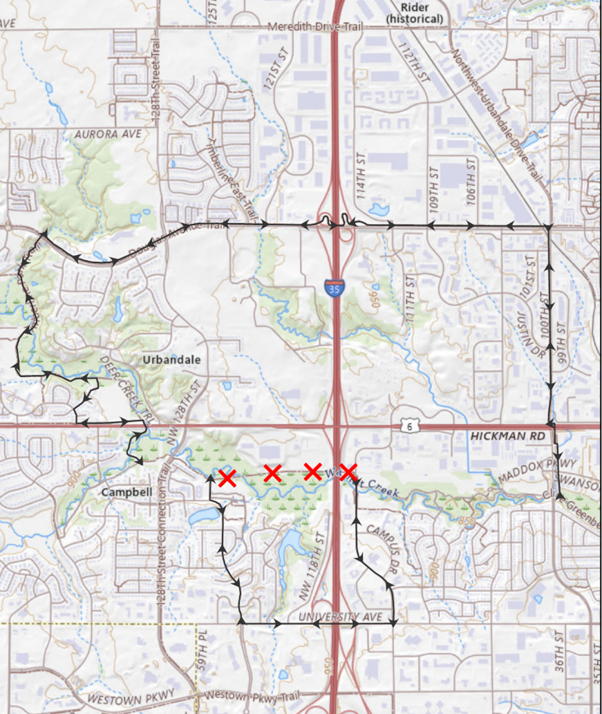 Greenbelt Trail Detour