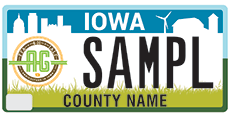 Iowa Ag Literacy, FFA and 4-H Plate