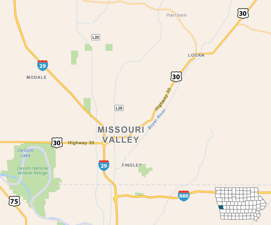 Missouri Valley Bypass in Harrison County