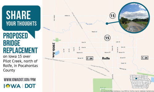 map of area affected by construction