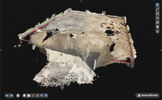 an augmented reality scan to predict the amount of salt left in a building