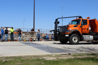 The testing area for determining most effective salt spreaders