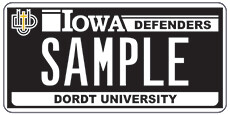 Dordt College Plate