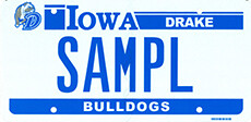 Drake University Plate