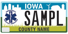 Emergency Medical Services Plate
