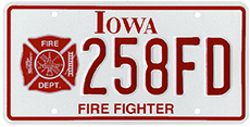 Firefighter Plate