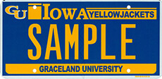 Graceland University Plate