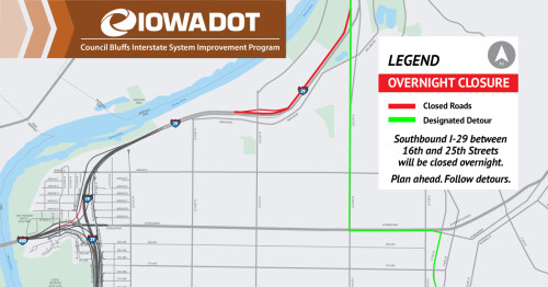 overnight route for august 14