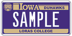Loras College Plate