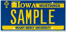 Mount Mercy University Plate