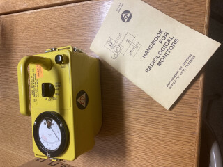 a geiger counter and instructions manual