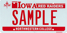 Northwestern College Plate