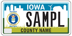 Retired Air Force Plate