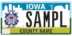 Retired Coast Guard Plate