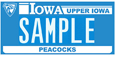 Upper Iowa University Plate