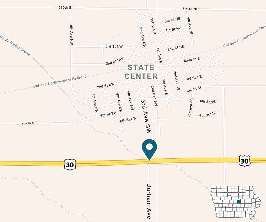Map of project area as described in text.