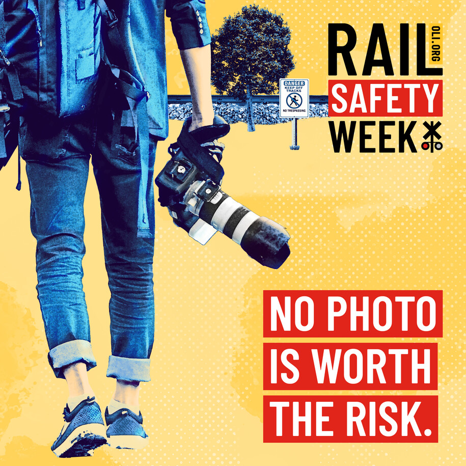 No Photo Is Worth The Risk Rail Poster