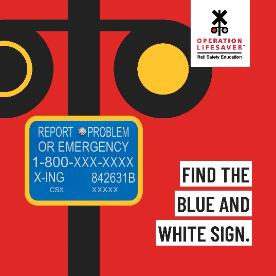 Poster on find the emergency sign