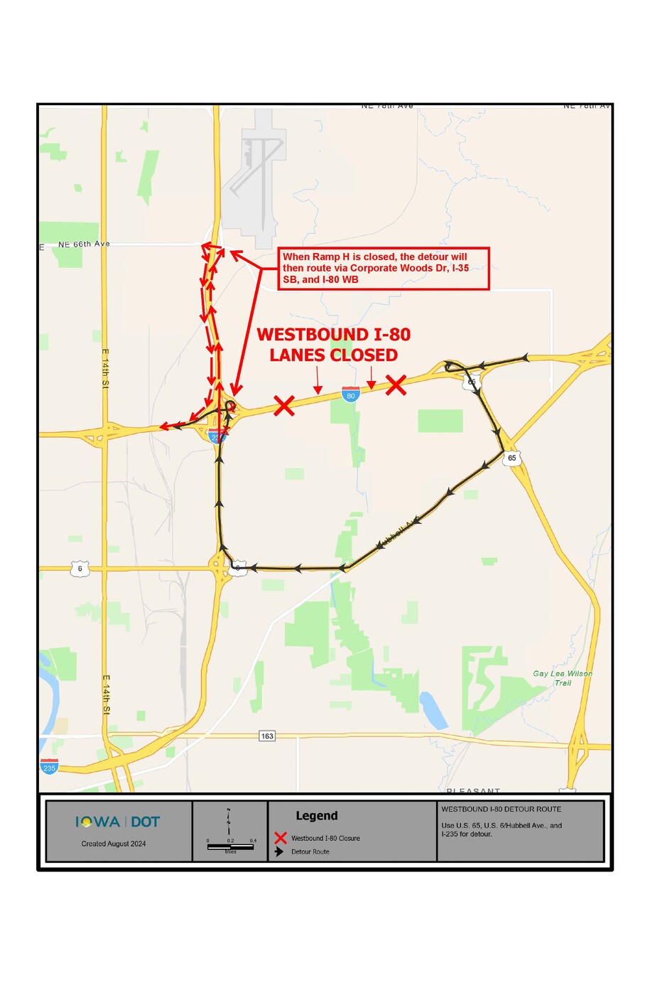 I-80 WB Tie-in Ramp H combined closures