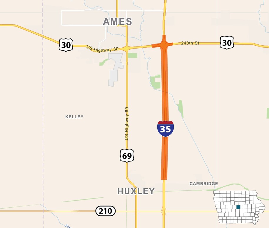 Map of project area as described in text.