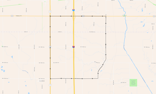 I-35 Ankeny to Huxley Detours