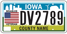 Disabled Veteran Plate