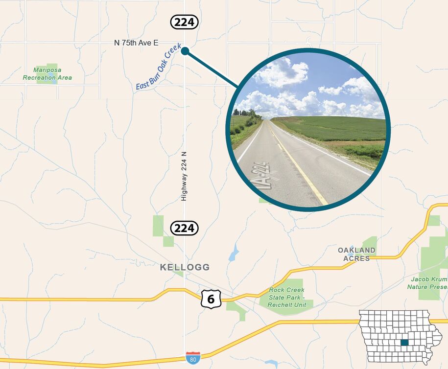 Map of project area as described in text.