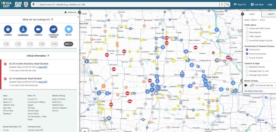 511 map