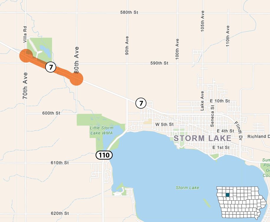 Map of project area as described in text.