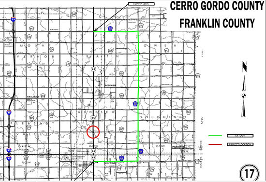 US 65 Detour Map