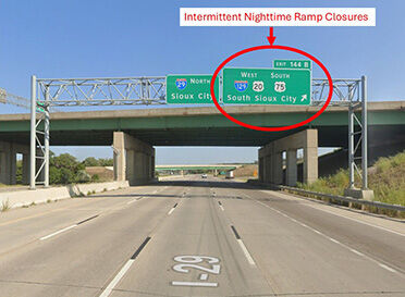 Photo of I29 NB to WB U.S. 20 U.S. 75 I-129