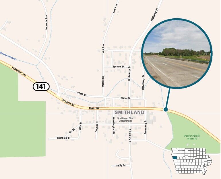 Map of project area as described in text.