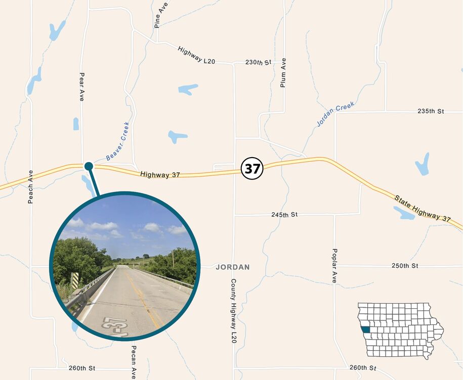 Map of project area as described in text.