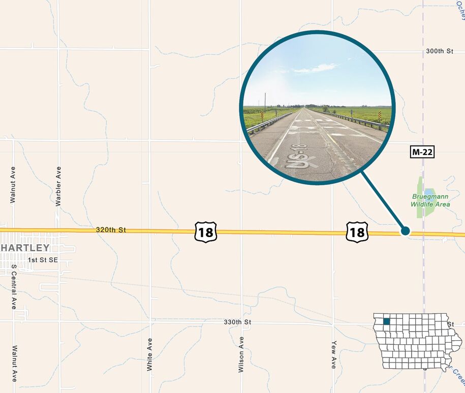 Map of project area as described in text.