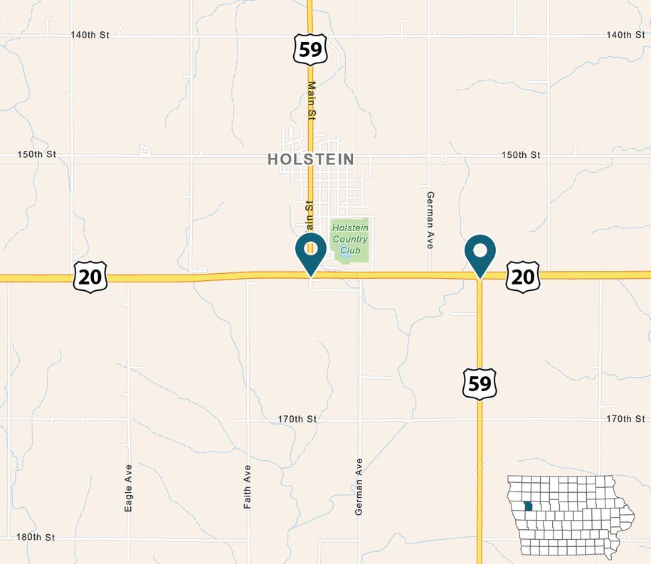 Map of project area as described in text.