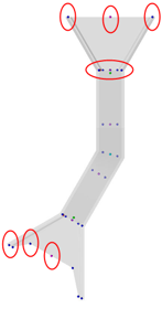 Box culvert diagram with shot locations marked.