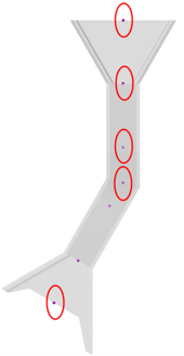 Culvert diagram showing flowline shot locations at inlet, outlet, and breaks.