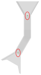 Culvert diagram showing PRO shots at headwall back edge and wing locations.